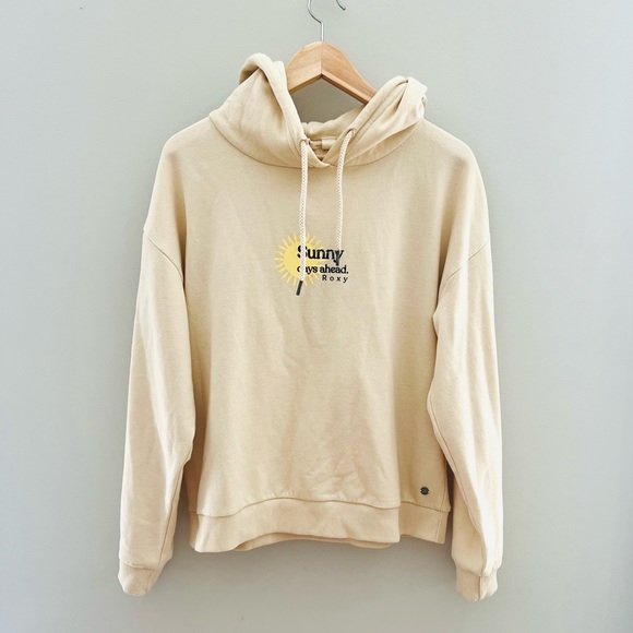 Roxy hooded sweatshirt Suny Day Ahead Pullover size M - Picture 1 of 7